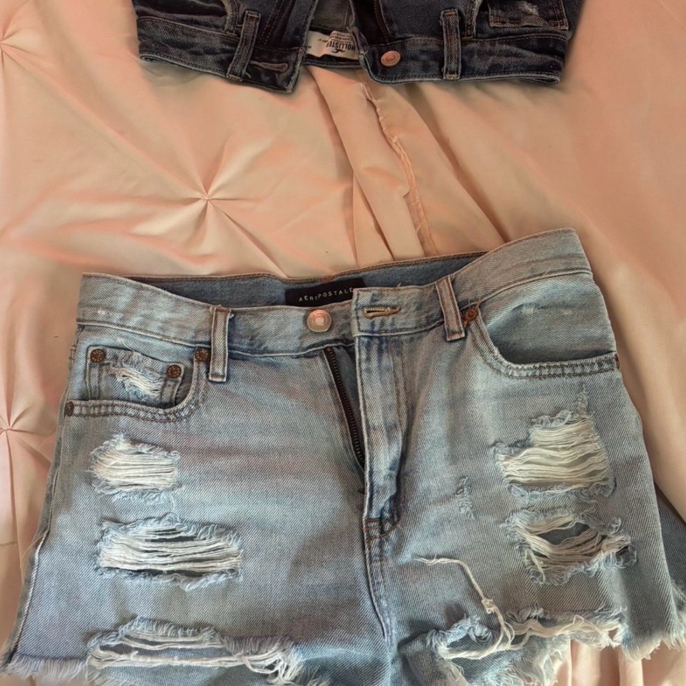 Aeropostale Light Blue Jean Shorts